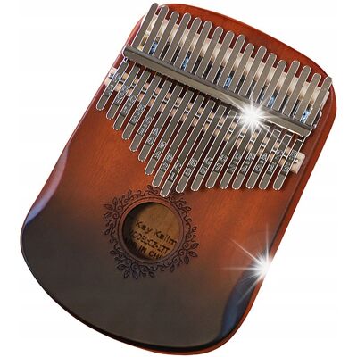 Pan i Pani Gadżet Mini Drewniany 17-Tonowy Fortepian Kalimba Pianino Kciuk Przenośny Prezent Pan i Pani Gadżet Mini Drewniany 17-Tonowy Fortepian Kalimba Pianino Kciuk Przenośny Prezent