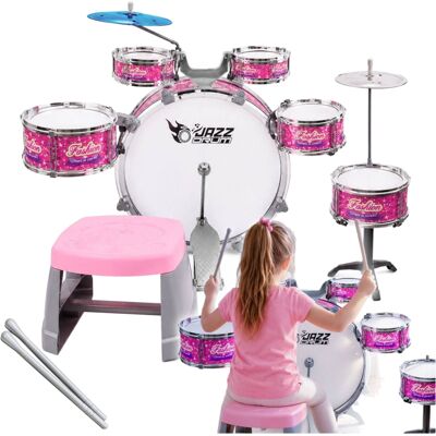 brak danych Suprimo K-Drums 3 Różowa Perkusja Dla Dzieci Zestaw Perkusyjny brak danych Suprimo K-Drums 3 Różowa Perkusja Dla Dzieci Zestaw Perkusyjny