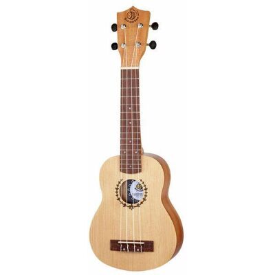 Thomann Ukulele Sopranowe Świerk Mahoń Naturalne + Grawer Bumblebee Thomann Ukulele Sopranowe Świerk Mahoń Naturalne + Grawer Bumblebee