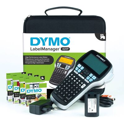 Drukarka etykiet Dymo LabelManager 420P Zestaw Walizkowy S0915480 Drukarka etykiet Dymo LabelManager 420P Zestaw Walizkowy S0915480