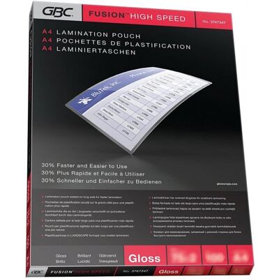 GBC Folia laminacyjna, Highspeed, A4, 2 x 75µM, 100 sztuk GBC Folia laminacyjna, Highspeed, A4, 2 x 75µM, 100 sztuk
