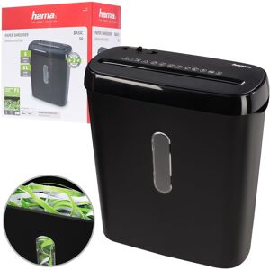 Niszczarka do papieru Hama BASIC S6 kosz 8l czarna Niszczarka do papieru Hama BASIC S6 kosz 8l czarna