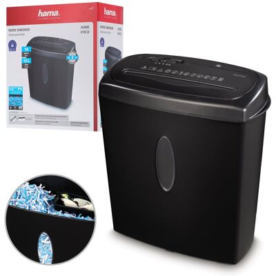 Hama Mocna Automatyczna Niszczarka Do Dokumentów Płyt Kart Home X12cd 21l Hama Mocna Automatyczna Niszczarka Do Dokumentów Płyt Kart Home X12cd 21l