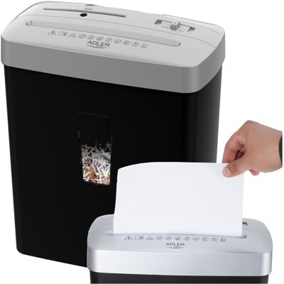 MOCNA Niszczarka do Dokumentów Papieru z koszem ADLER 200W AD1037S MOCNA Niszczarka do Dokumentów Papieru z koszem ADLER 200W AD1037S