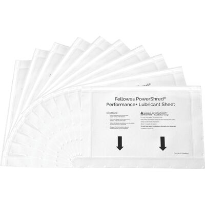 Fellowes 4025601 10 Arkuszy Smaru Olejowego Do Niszczarki Papieru Fellowes 4025601 10 Arkuszy Smaru Olejowego Do Niszczarki Papieru