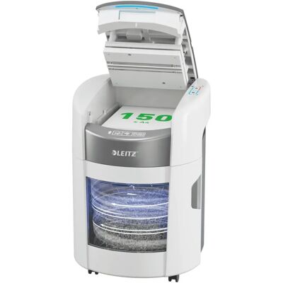 Niszczarka Automatyczna Leitz Iq Optimax Autofeed Home Office 150, Konfetti 4x10mm, 150 Kartek, P-4 Din, Biały Niszczarka Automatyczna Leitz Iq Optimax Autofeed Home Office 150, Konfetti 4x10mm, 150 Kartek, P-4 Din, Biały