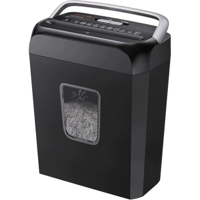 Inny producent Niszczarka Do Papieru I Dokumentów Dom Biuro Cięcie Krzyżowe 6 Kartek 13 L Inny producent Niszczarka Do Papieru I Dokumentów Dom Biuro Cięcie Krzyżowe 6 Kartek 13 L