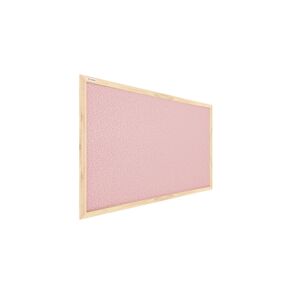 Allboards Tablica korkowa pastelowy różowy korek 90x60cm