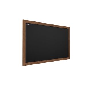 Allboards Tablica kredowa w drewninanej ramie, czarna, 120x90 cm
