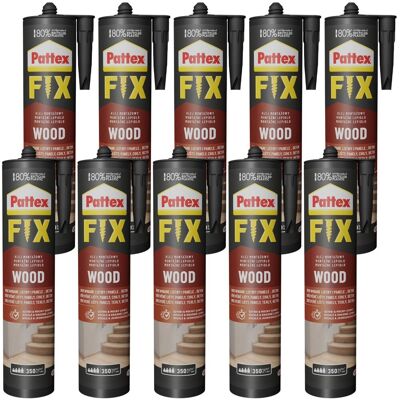 Henkel Klej Montażowy Pattex Fix Drewno, 10 Szt - 385g Klej Do Paneli Wodoodporny Elastyczny Do Wnętrz Bezrozpuszczalnikowy Henkel Klej Montażowy Pattex Fix Drewno, 10 Szt - 385g Klej Do Paneli Wodoodporny Elastyczny Do Wnętrz Bezrozpuszczalnikowy