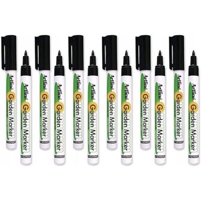 ARTLINE 12 x Marker ogrodniczy (mazak, pisak) permanentny, odporny Garden Marker, czarny ARTLINE 12 x Marker ogrodniczy (mazak, pisak) permanentny, odporny Garden Marker, czarny