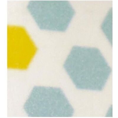 Graine Créative 2 Taśmy maskujące - Wzór heksagonu - 10m x 1,5cm Graine Créative 2 Taśmy maskujące - Wzór heksagonu - 10m x 1,5cm
