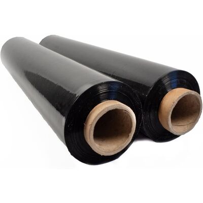 Inny producent 2 X Folia Stretch Strecz Czarna 3 Kg Netto Mocna Kryjąca Rolka / Mb Service Inny producent 2 X Folia Stretch Strecz Czarna 3 Kg Netto Mocna Kryjąca Rolka / Mb Service