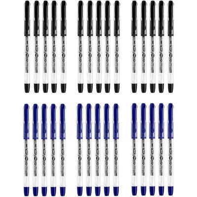 30 Szt. X Długopis Żelowy Bic Gel-Ocity Stic Cienka Końcówka: 15x Niebieski I 15x Czarny 30 Szt. X Długopis Żelowy Bic Gel-Ocity Stic Cienka Końcówka: 15x Niebieski I 15x Czarny