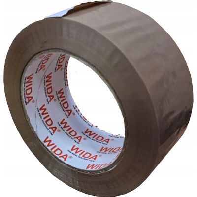 Dębinka 36 x Taśma pakowa klejąca WIDA BRĄZOWA 48mm 132y 120m - 36 szt. CAŁY KARTON Dębinka 36 x Taśma pakowa klejąca WIDA BRĄZOWA 48mm 132y 120m - 36 szt. CAŁY KARTON