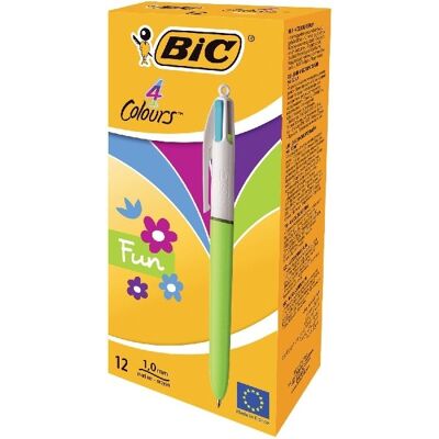 BIC 4 Colours Fashion, Długopis, 12 szt. BIC 4 Colours Fashion, Długopis, 12 szt.