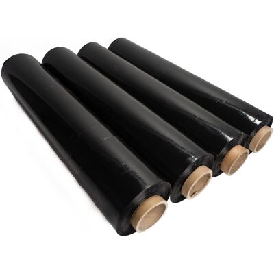 Inny producent 4 X Folia Stretch Strecz Czarna 3 Kg Netto Mocna Kryjąca Rolka / Mb Service Inny producent 4 X Folia Stretch Strecz Czarna 3 Kg Netto Mocna Kryjąca Rolka / Mb Service