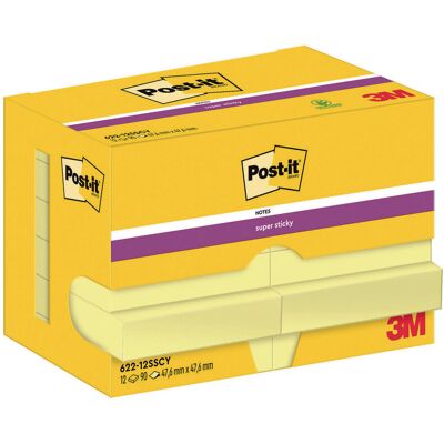 622-12SSCY-EU BLOCZ. SAMOPRZ, POST-IT S S,47,6X47,6MM,12X90.,ŻÓŁTY/3M-7100242802 622-12SSCY-EU BLOCZ. SAMOPRZ, POST-IT S S,47,6X47,6MM,12X90.,ŻÓŁTY/3M-7100242802