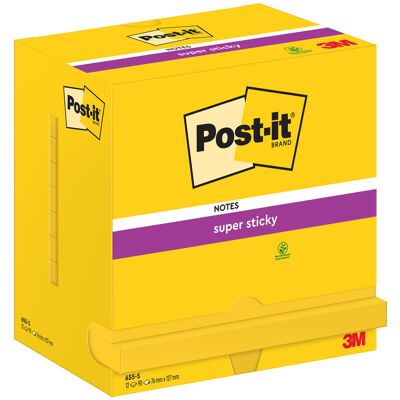655-12SSCY-EU KART.SAMOPRZ.POST-IT SUPER S,76X127MM 12X90K, ŻÓŁTE/3M-70005197903 655-12SSCY-EU KART.SAMOPRZ.POST-IT SUPER S,76X127MM 12X90K, ŻÓŁTE/3M-70005197903