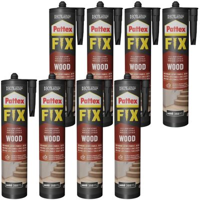 Henkel Klej Montażowy Pattex Fix Drewno, 8 Szt. - 385g Wodoodporny Elastyczny Do Paneli I Listew Henkel Klej Montażowy Pattex Fix Drewno, 8 Szt. - 385g Wodoodporny Elastyczny Do Paneli I Listew