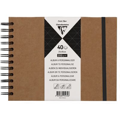 Clairefontaine Album Brązowy 21x16 cm 200 g Clairefontaine Album Brązowy 21x16 cm 200 g
