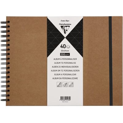 Clairefontaine Album Brązowy 32x24 cm 200 g Clairefontaine Album Brązowy 32x24 cm 200 g
