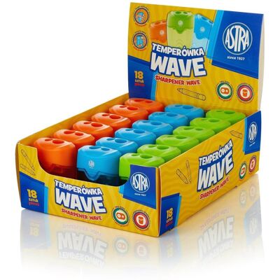 Astra, Temperówka Astra Wave Display 18 sztuk mix Astra, Temperówka Astra Wave Display 18 sztuk mix