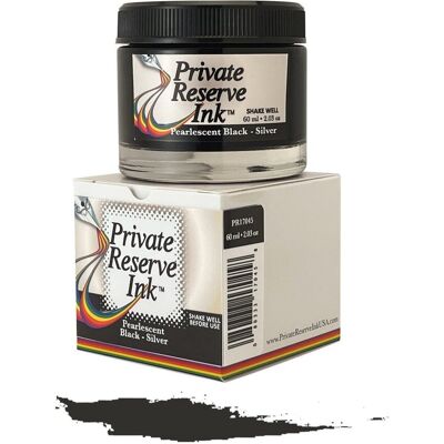 Atrament Private Reserve Pearlescent Black-Silver 60ml Atrament Private Reserve Pearlescent Black-Silver 60ml