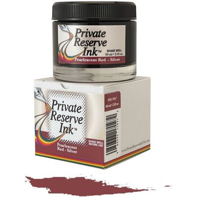Atrament Private Reserve Pearlescent Red-Silver 60ml Atrament Private Reserve Pearlescent Red-Silver 60ml