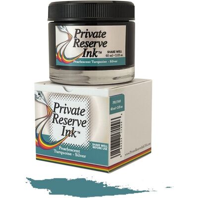 Atrament Private Reserve Pearlescent Turquoise-Silver 60ml Atrament Private Reserve Pearlescent Turquoise-Silver 60ml