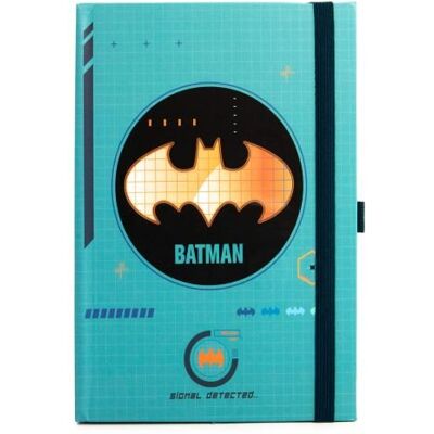 Pyramid Batman Bat Tech notes z gumką A5 linie 120 kartek Prezent dla Chłopaka Pyramid Batman Bat Tech notes z gumką A5 linie 120 kartek Prezent dla Chłopaka