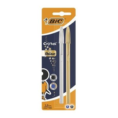 Inny producent Bic Cristal Shine Długopis Miks Kolorów Blister 2 Sztuki Inny producent Bic Cristal Shine Długopis Miks Kolorów Blister 2 Sztuki