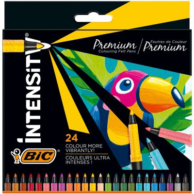 BIC, flamastry Intensity Premium, 24 kolory BIC, flamastry Intensity Premium, 24 kolory