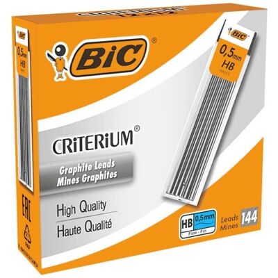 BIC, paczka wkłady bic criterium 0,5mm hb 12 opakowań BIC, paczka wkłady bic criterium 0,5mm hb 12 opakowań