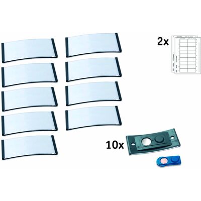 Avery Bp 10 Identyfikatorów Imiennych Polar30, Antracytowe, 70 X 30 Mm Avery Bp 10 Identyfikatorów Imiennych Polar30, Antracytowe, 70 X 30 Mm