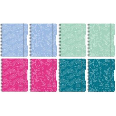 Herlitz Brulion na spirali A5/80K kratka mix (4szt) Herlitz Brulion na spirali A5/80K kratka mix (4szt)