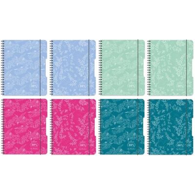 Herlitz Brulion na spirali B5/80K kratka mix (4szt) Herlitz Brulion na spirali B5/80K kratka mix (4szt)