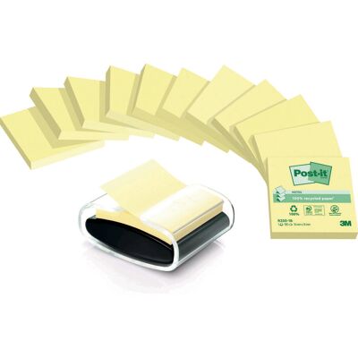 3M C2014Y12-1, EKOLOGICZNE POST-IT Z-NOTES, 12X100 + PODAJNIK MILLENIUM 3M C2014Y12-1, EKOLOGICZNE POST-IT Z-NOTES, 12X100 + PODAJNIK MILLENIUM