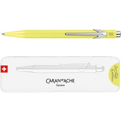 Caran D'ache, Długopis 849 w pudełku, Neonowy Żółty Caran D'ache, Długopis 849 w pudełku, Neonowy Żółty