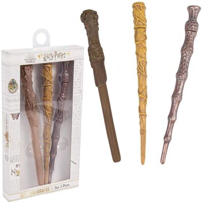 Cerda, Długopisy rożdżki Harry Potter - produkt licencyjny 3 sztuki Cerda, Długopisy rożdżki Harry Potter - produkt licencyjny 3 sztuki