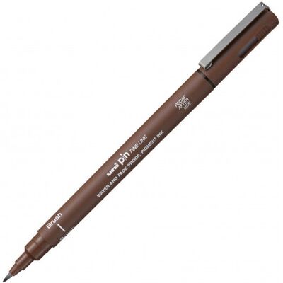 Trodat Cienkopis Kreślarski Uni-Pin Brush Sepia Uniball, 1 Sztuka Trodat Cienkopis Kreślarski Uni-Pin Brush Sepia Uniball, 1 Sztuka