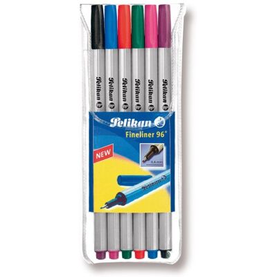 Herlitz Cienkopisy 0,4 Mm, Fineliner, 6 Sztuk Herlitz Cienkopisy 0,4 Mm, Fineliner, 6 Sztuk