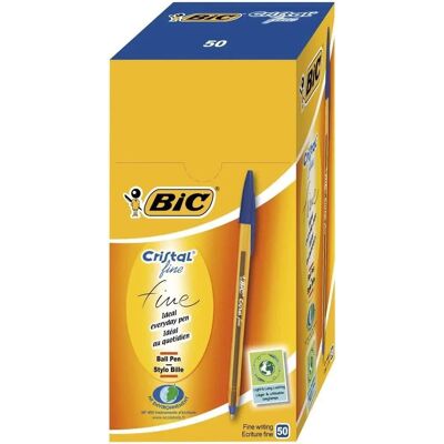 BIC Cristal Original Fine, Długopis, czarny, 50 szt. BIC Cristal Original Fine, Długopis, czarny, 50 szt.