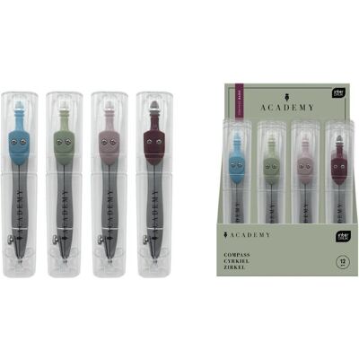 Interdruk Cyrkiel w etui Basic Academy (12szt) Interdruk Cyrkiel w etui Basic Academy (12szt)