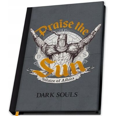 ABYstyle Dark Souls - Oficjalny Notes Zeszyt A5 Praise The Sun Solaire Of Astora A5 Notatnik Pamiętnik ABYstyle Dark Souls - Oficjalny Notes Zeszyt A5 Praise The Sun Solaire Of Astora A5 Notatnik Pamiętnik