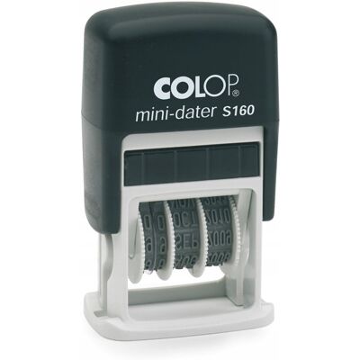 DATOWNIK Colop Mini S160 ISO - DATOWNIK + WŁASNY TEKST DATOWNIK Colop Mini S160 ISO - DATOWNIK + WŁASNY TEKST