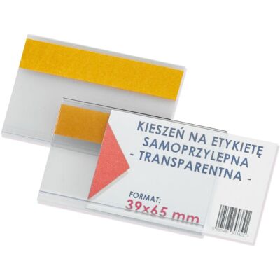 Inny producent Listwy Cenowe Samoprzylepne Kieszenie Na Etykiety - 39X65 Mm - 100 Szt Inny producent Listwy Cenowe Samoprzylepne Kieszenie Na Etykiety - 39X65 Mm - 100 Szt
