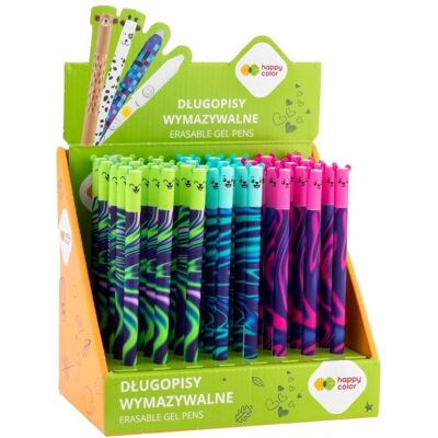 Inny producent Display - Długopis wymazywalny Magic Sky (Uszaki), 0.5mm, niebieski, 40 szt, Happy Color Inny producent Display - Długopis wymazywalny Magic Sky (Uszaki), 0.5mm, niebieski, 40 szt, Happy Color