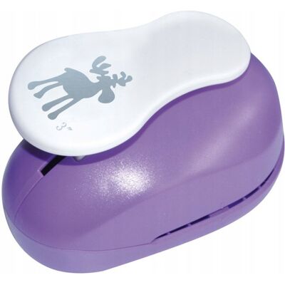 Playbox DIY ŁOŚ Dziurkacz ozdobny papier pianka Ø 7,6 cm Playbox DIY ŁOŚ Dziurkacz ozdobny papier pianka Ø 7,6 cm