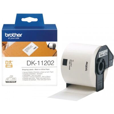 DK–11202 Etykiety Brother 62mm x 100mm, 300 szt DK–11202 Etykiety Brother 62mm x 100mm, 300 szt